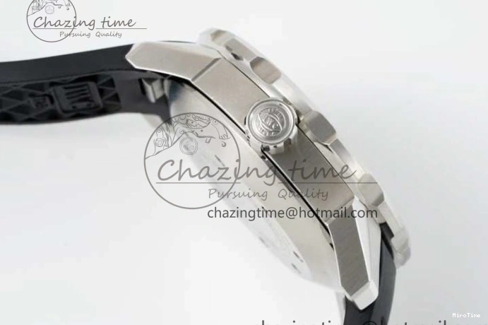 MIROTIME 0228 Premium Aquatimer Automatic SS RSF 1:1 Best Edition White Black Dial on Black Rubber Strap A 7067